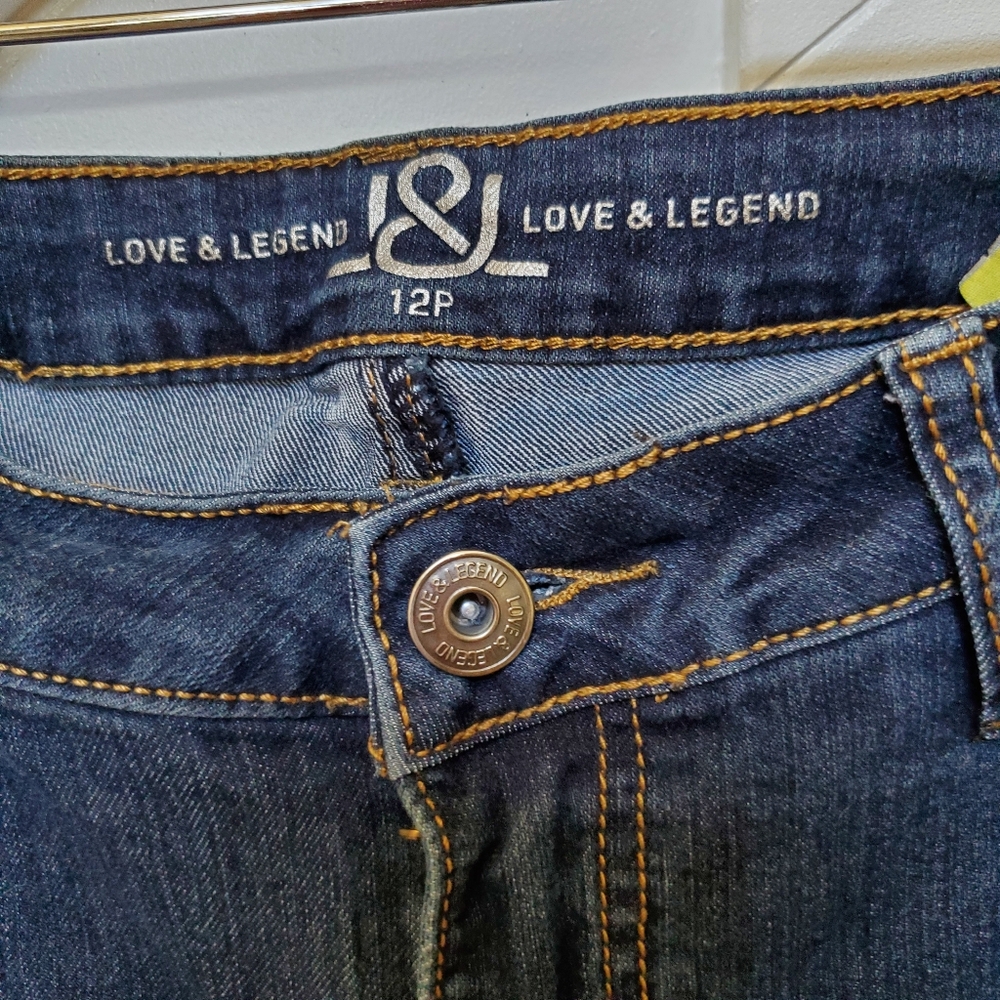 Blue Stretch Denim Jeans - Picture 3 of 3
